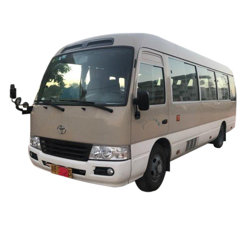 4X2 Japanese Original Coaster Bus Euro 4 Standard Used Coaster Mini Bus With Diesel Engine Manual Transmission