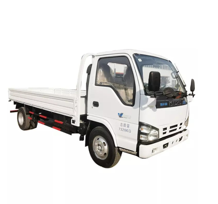 4x2 Medium-sized Truck 5-10 tons loading capability light truck 6 Wheels 190hp Eu 5 Engine ISUZUs 700P Cargo Fence Truck