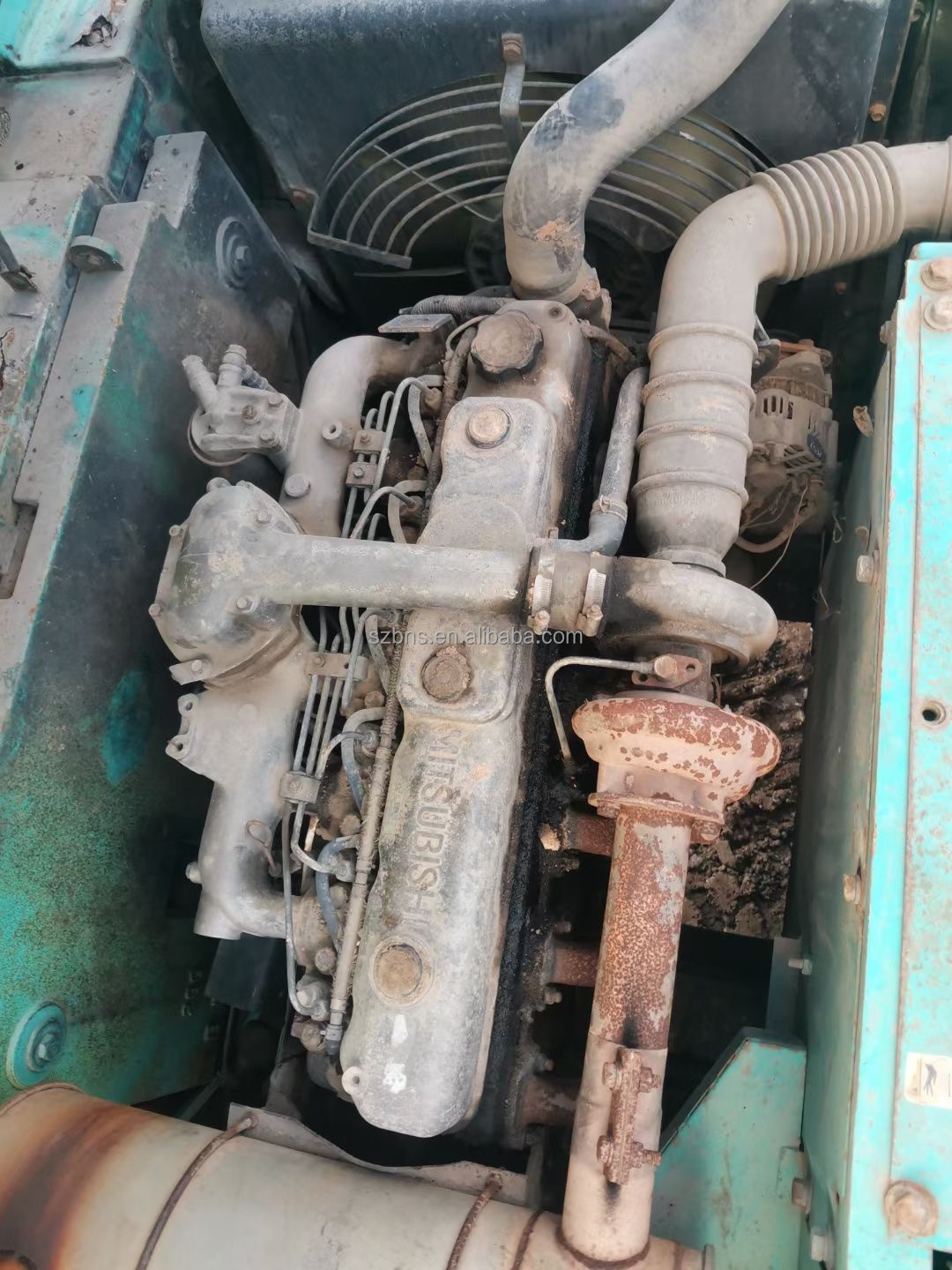 Ready Stock Used 6D34T MITSUBISHIs 6 Cylinder Turbo Diesel Engine 6D34 With Inspected And Tested Running For Excavator