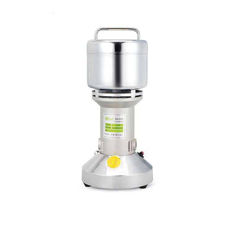 Commercial Corn Crusher Machine Electric Powder Grinder Silver Spice Herb Grinding Machine For Home Use