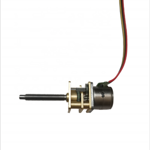 10mm diameter 2 phase 4 leads stepper motor plus metal M3 threaded shaft gearbox mini size geared stepper motor 5V