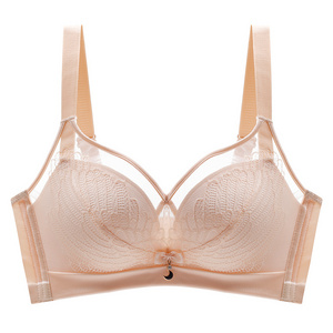 The popular Swan Dream lace bra gathers the thick and thin cup adjustment brassiere for ladies