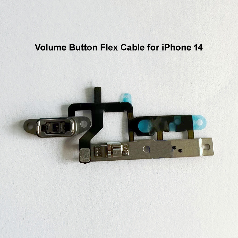 Power Switch On Off Flex Cable for iPhone 14  14 Plus Mute Volume Button flex replacement parts