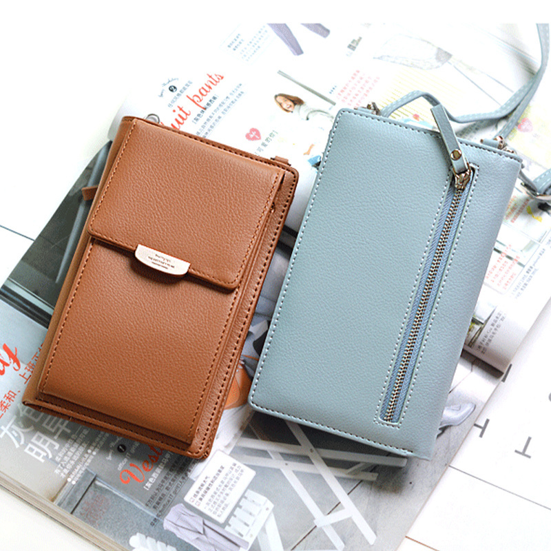 Women's phone bag cash card holder banknote holder for student diagonal shoulder mobile phone bag for girls as gift