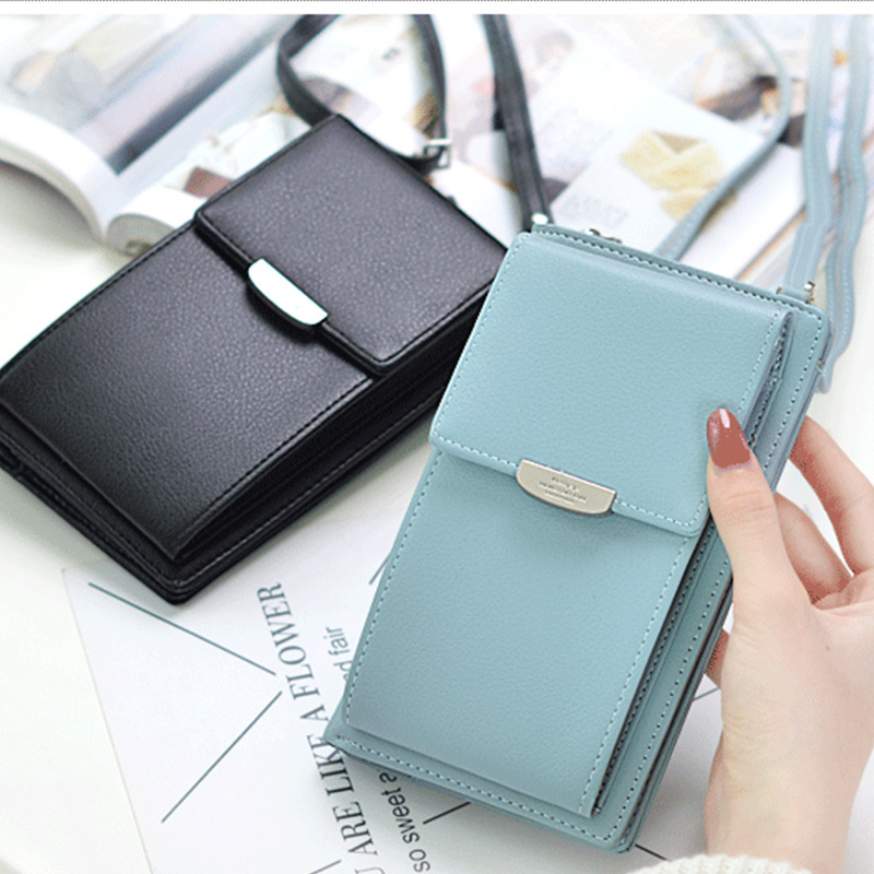 Women's phone bag cash card holder banknote holder for student diagonal shoulder mobile phone bag for girls as gift