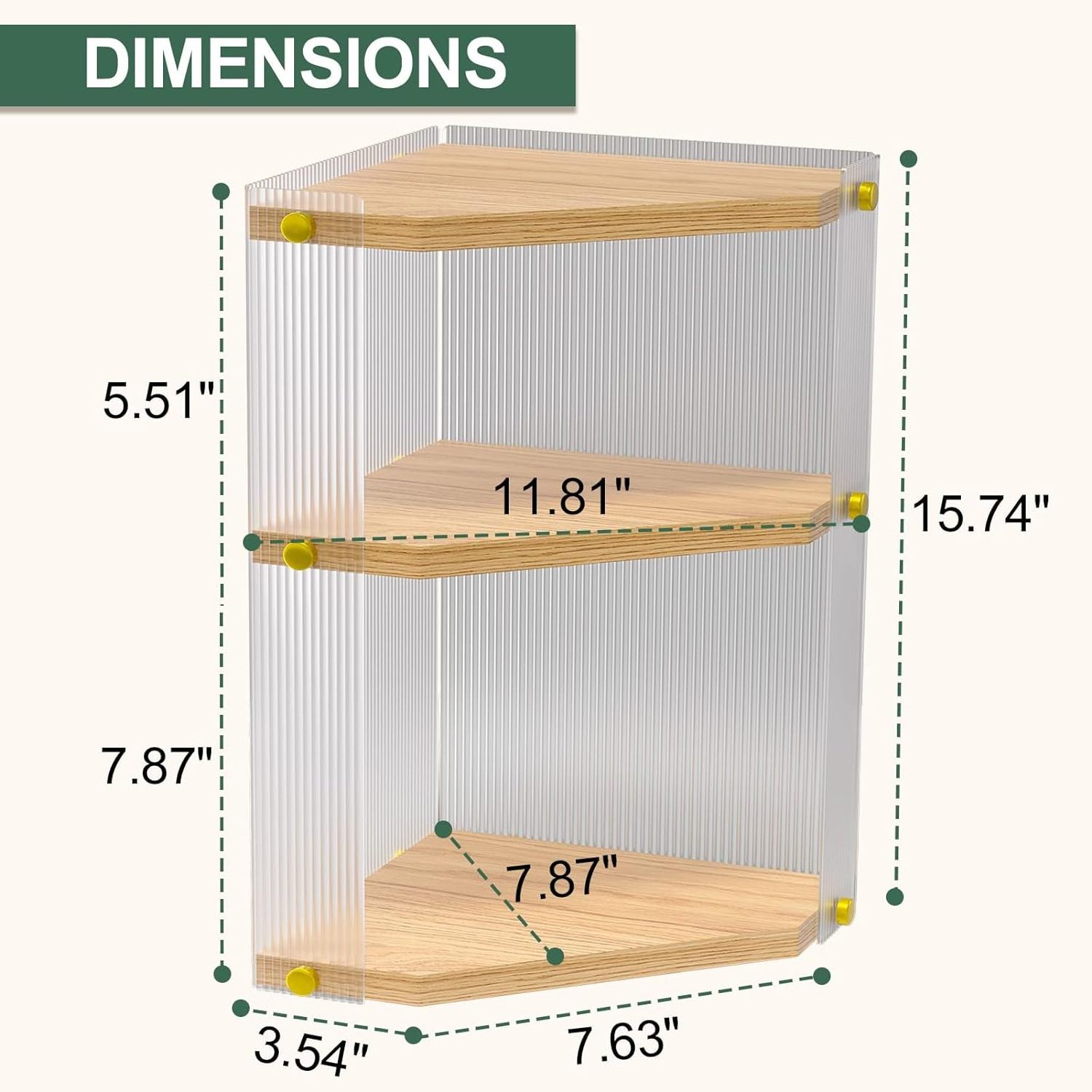 Bathroom Countertop Organizer 2 Tier Acrylic Bathroom Organizers and Storage Perfume Skincare Makeup Organizer Shelf