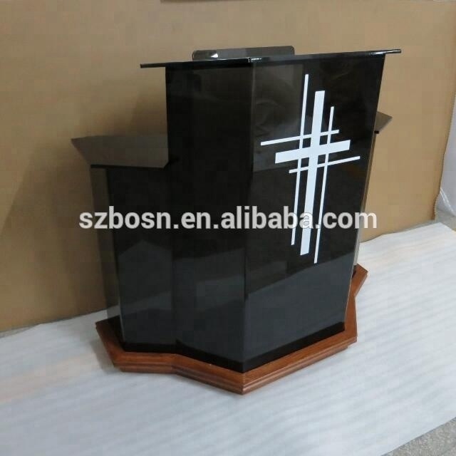 Modern Design Floor Standing Acrylic Speech Podiums Lectern