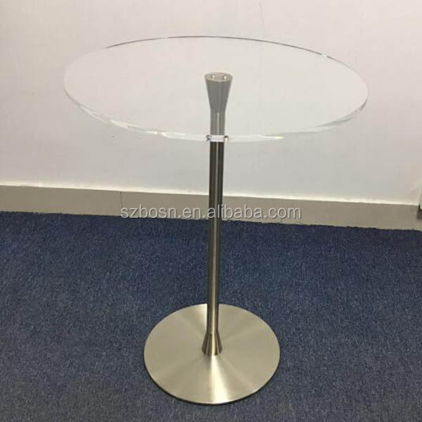 Detachable Acrylic Lectern Church Pulpit Podium with Metal stands Clear Podium Stand