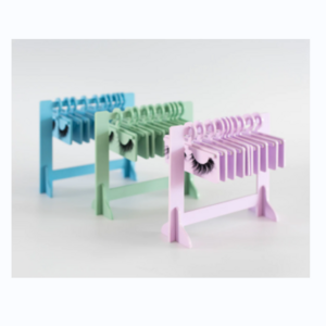 Customized 5 color Acrylic Clothing Rack Lash Hanger False Eyelash Display Rack