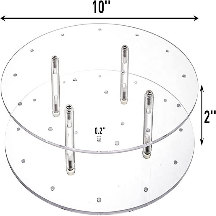 Exquisite Clear Acrylic Lollipop Display Holder Cake Pop Display Stand Acrylic Plastic Round Lollipop Stand Holder for Dessert