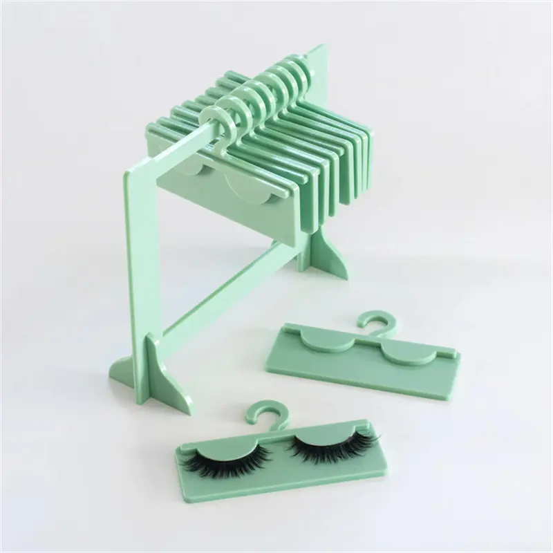 Customized New Design Acrylic Lash Hanger Stand False Eyelash Display Rack Clothing Rack