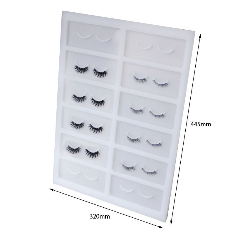 Lash Organizer Display Acrylic Eyelash Extension Storage Acrylic Eyelash Extension Display Stand with Package Case