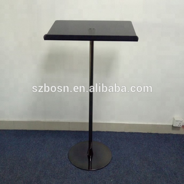 Floor Standing Modern Steel Poles Speech Lectern