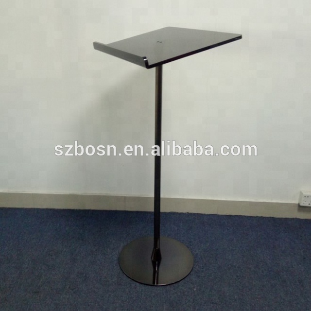 Floor Standing Modern Steel Poles Speech Lectern