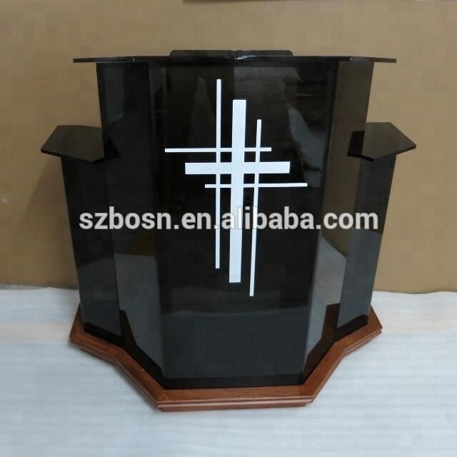 Modern Design Floor Standing Acrylic Speech Podiums Lectern