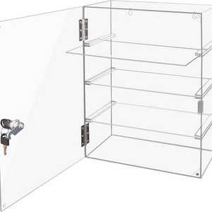 Locking Display Case Display Cabinet Acrylic Countertop Display Cabinet