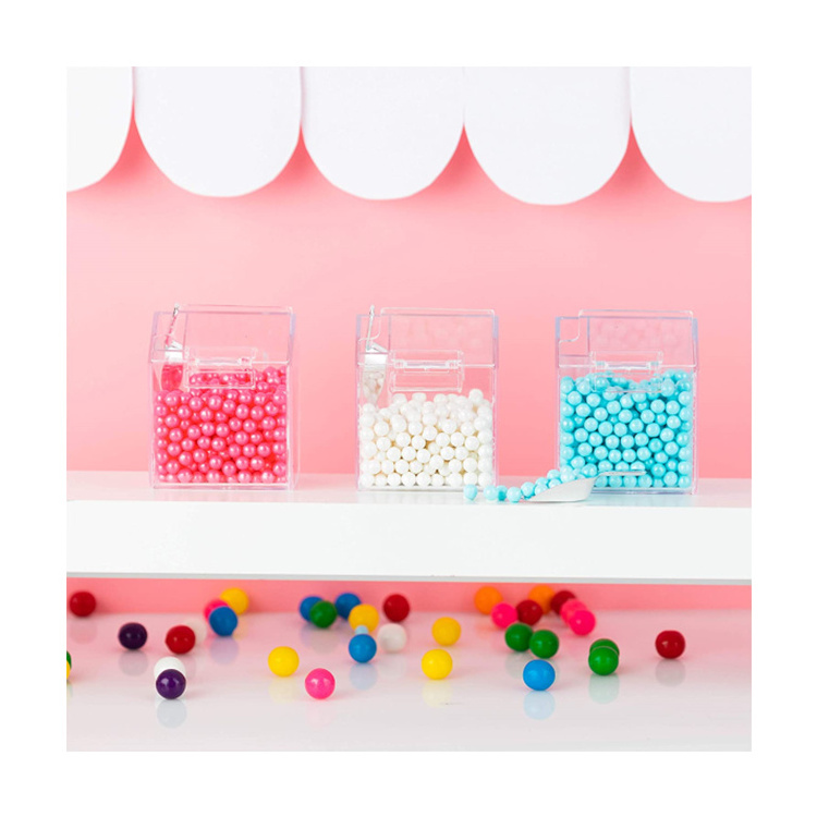 High Quality Shaped Acrylic Candy Boxes Acrylic Bulk Candy Display Rack