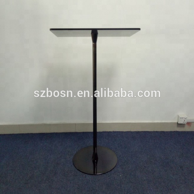 Floor Standing Modern Steel Poles Speech Lectern