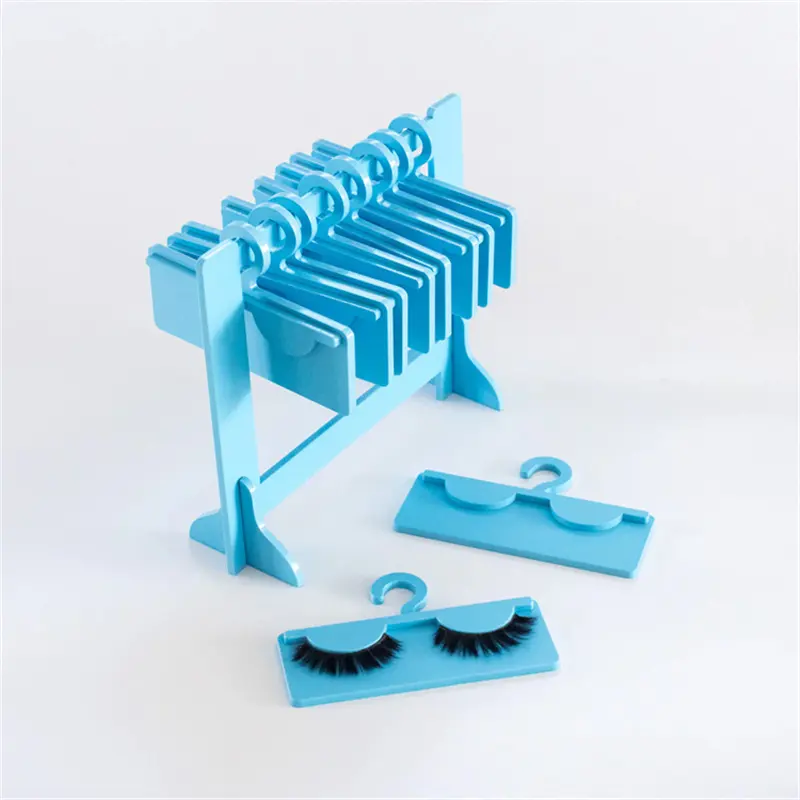 Customized New Design Acrylic Lash Hanger Stand False Eyelash Display Rack Clothing Rack