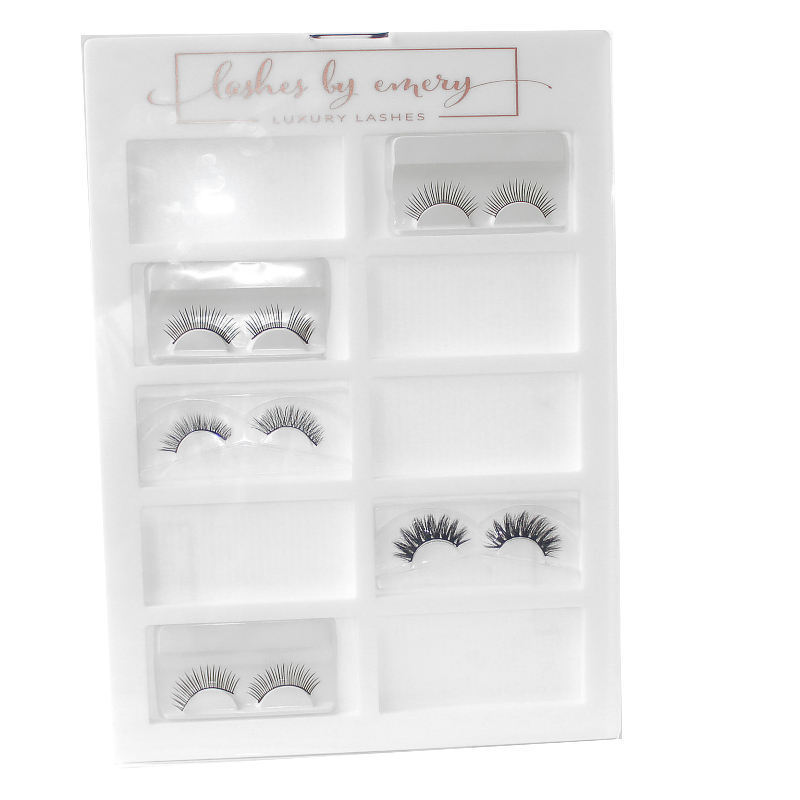 Lash Organizer Display Acrylic Eyelash Extension Storage Acrylic Eyelash Extension Display Stand with Package Case