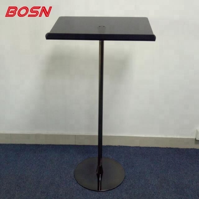 Floor Standing Modern Steel Poles Speech Lectern