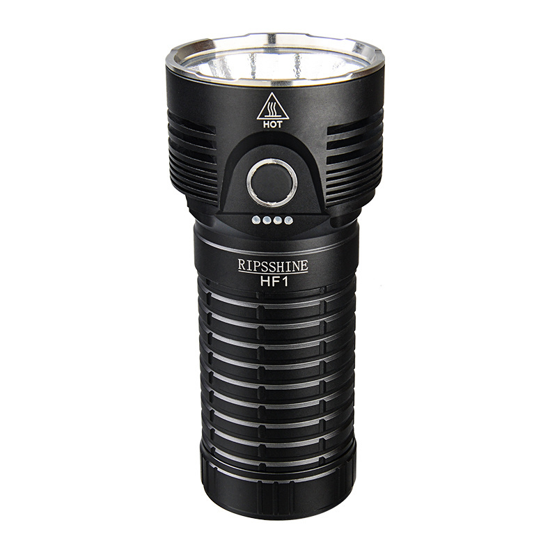 Ripsshine HF1 Hot Selling 20000 lumen Powerful Flashlight On amazon Rechargeable hunter LED Torchlight