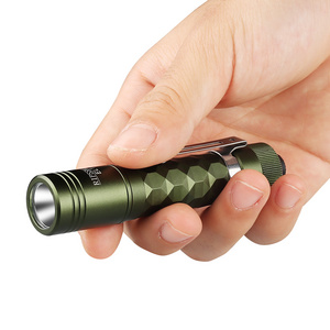 Customization 1200lm mini keychain EDC flashlight tail switch torch light for hunting