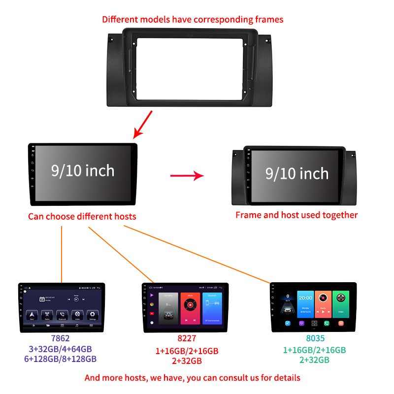 Android Car Stereo DVD Player For CHRYSLER 300C 2005-2007 Auto Electronics Car Navigation Radio