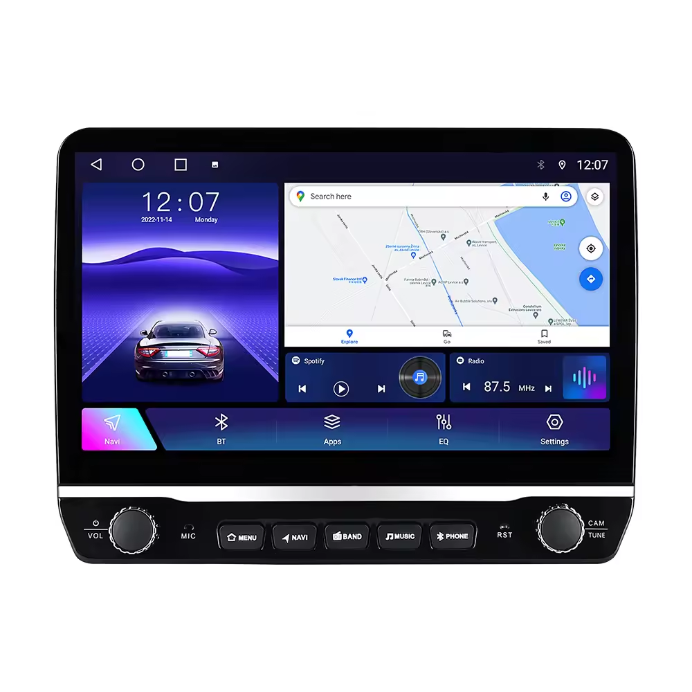 Bosstar 9/10inch 4+64GB IPS Screen Car Stereo With Knobs Android Car Radio With CarPlay GPS Car Multimedia Player