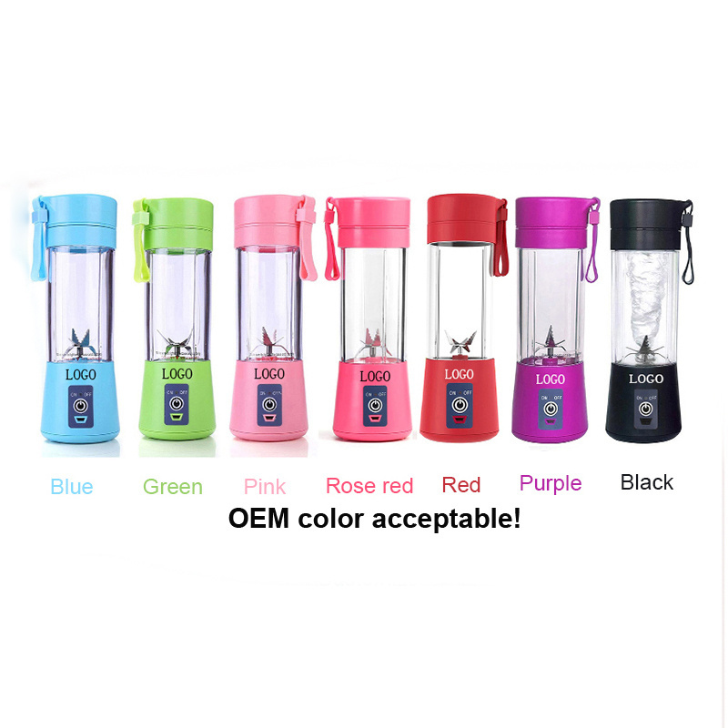 wholesale China mini electric coconut ice blender plastic tomato juicer/portable juicer with logo/portable citrus juicer