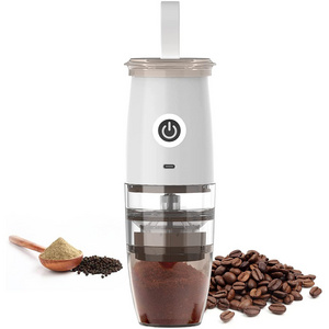 Coffee Tools Adjustable USB Wireless Burr Manual Electric 2 in 1 Multifunction Portable Coffee Grinder with Hand Crank