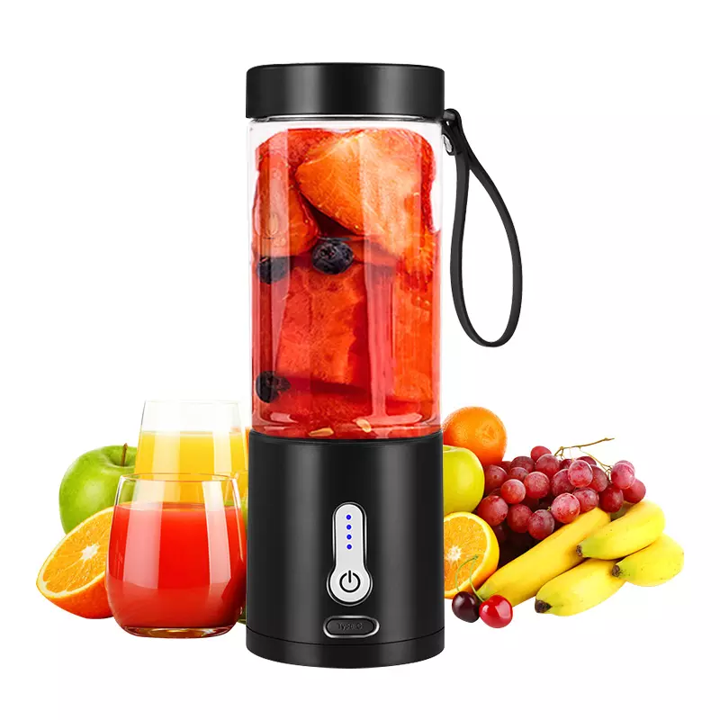 Electric Personal Use Mini Blender Home Usb 6 Blades Juicer Cup Machine Rechargeable Fruit Juice Portable Blenders