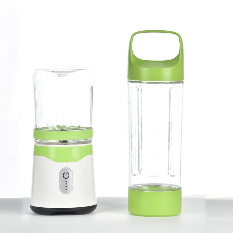 6  blades glass gar rechargeable portable personal size juicer blender food mixer with 2 bottles