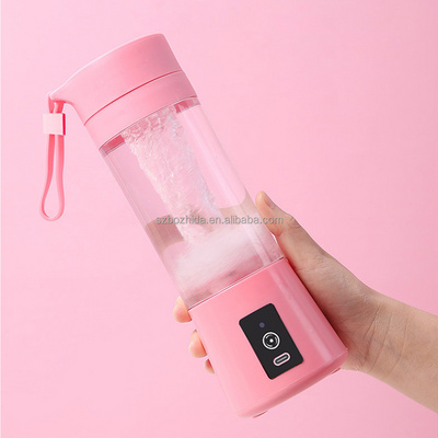 Orange fresh fruit portable blender cup squeezer machine usb rechargeable mini electric automatic juicer extractor