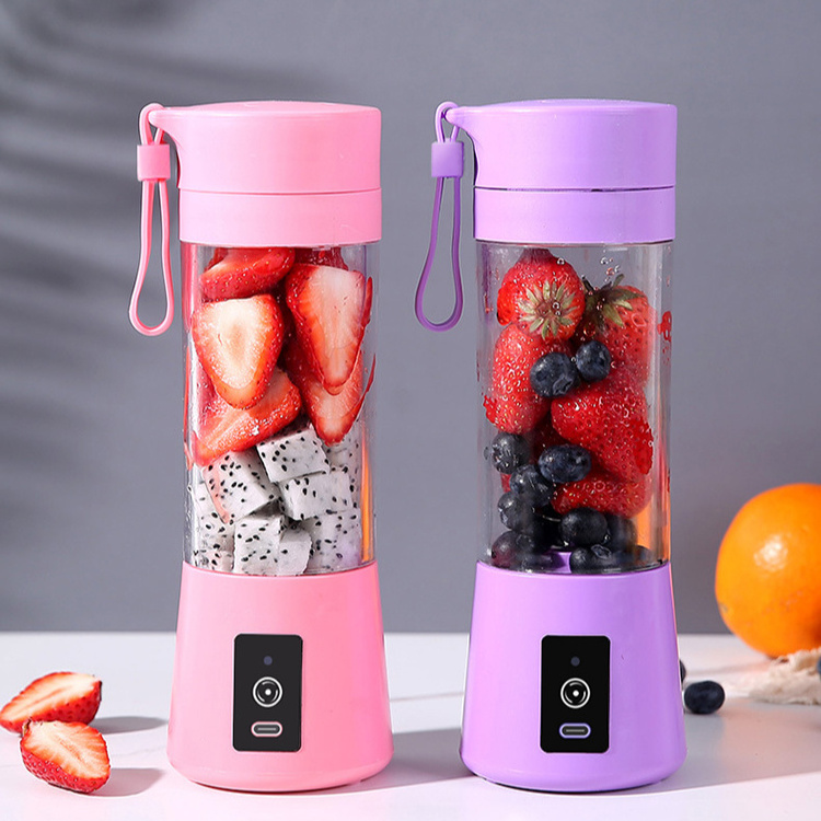 wholesale China mini electric coconut ice blender plastic tomato juicer/portable juicer with logo/portable citrus juicer