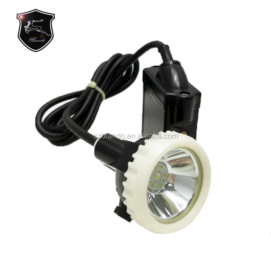 KL5LM-A Corded miner cap lamp  4000lux Ip67 LED  underground light