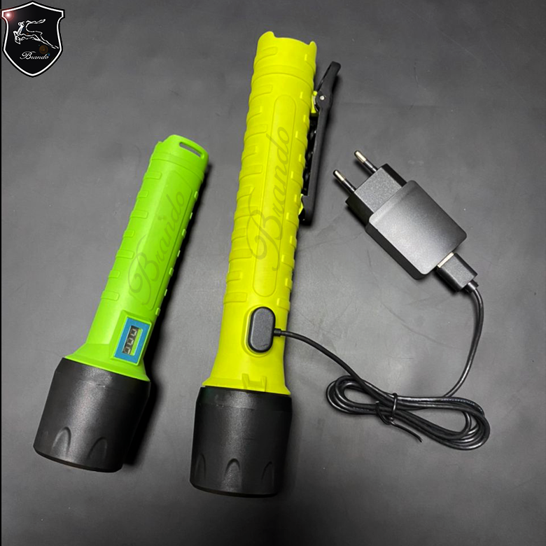 intrinsically safe led pocket flashlight 6.2Ah batteries for industrial using