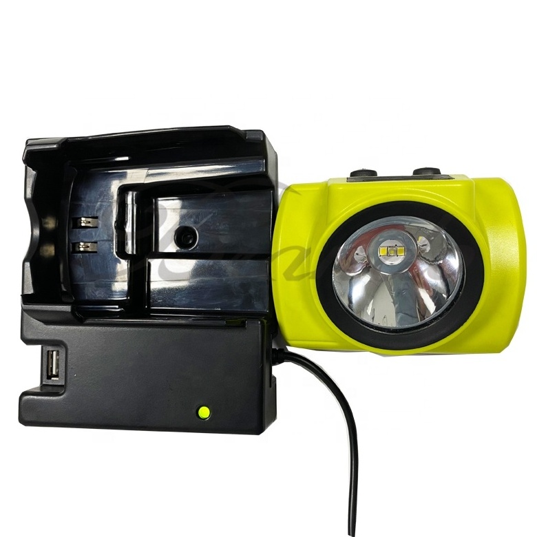 Multifunctional  usb rechargeable brightest led head light long working hours led  lamp for mining KL6-D