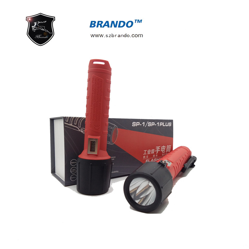 Brando Explosion-proof LED rechargeable Torch flashlight Bo-T666 with USB Charger