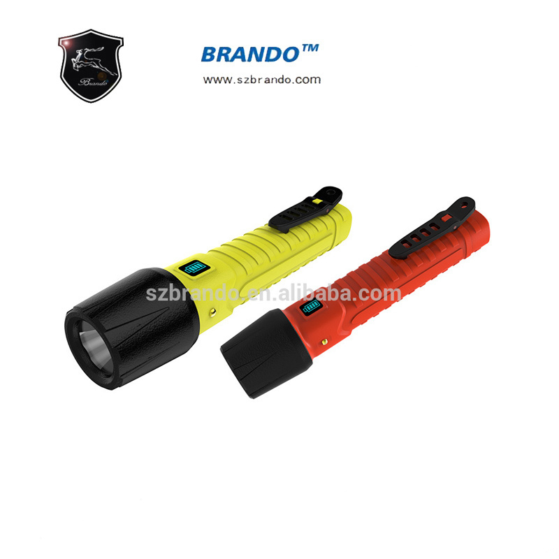 Brando Explosion-proof LED rechargeable Torch flashlight Bo-T666 with USB Charger