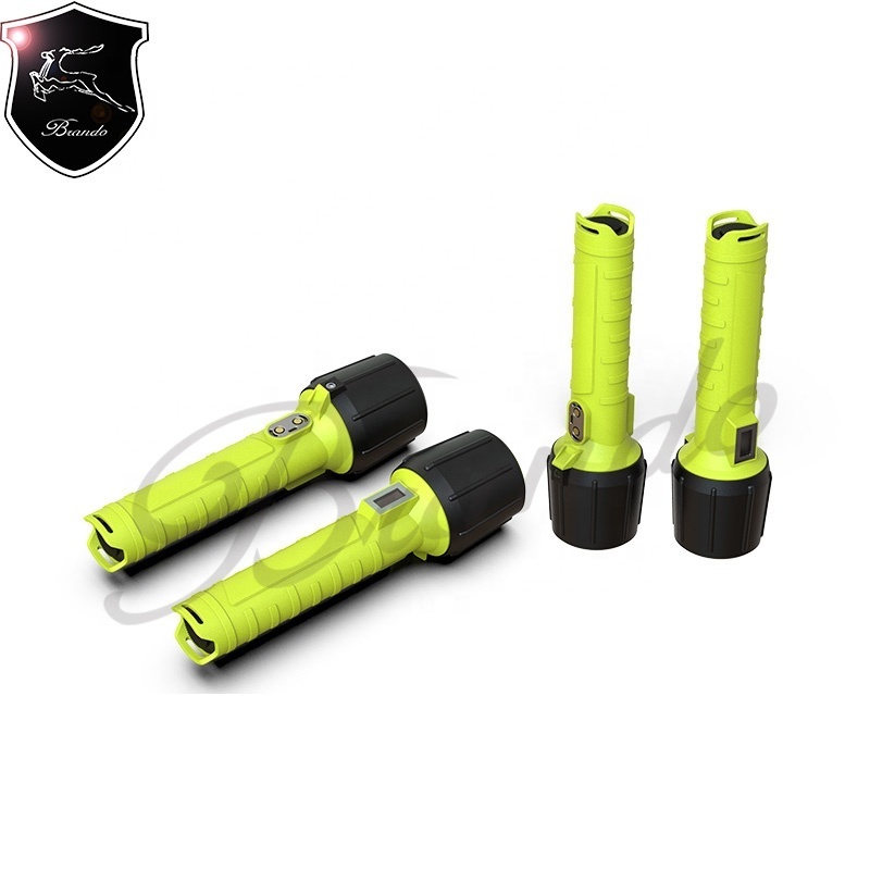 Brando  BO-T666  6.8Ah Li-ion rechargeable batteries led torch flashlight underwater proof