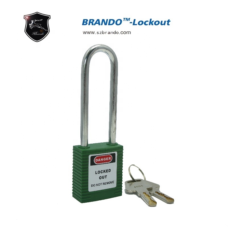 Brando 76mm abs brady keyed alike safety lockout padlocks