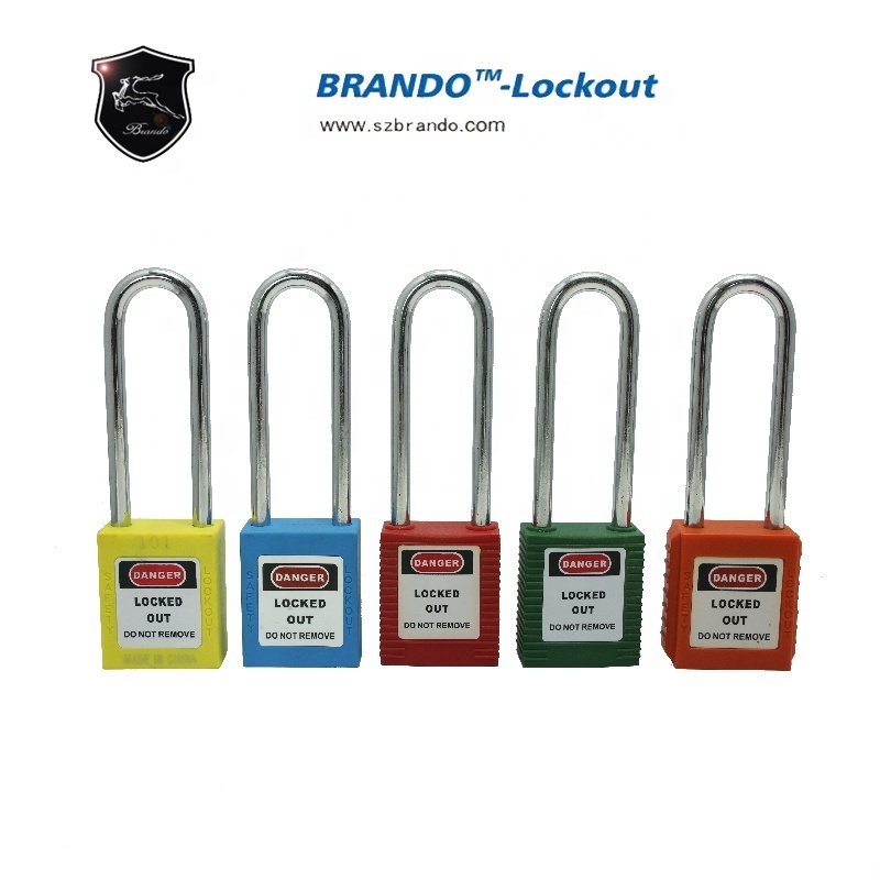 Brando 76mm abs brady keyed alike safety lockout padlocks