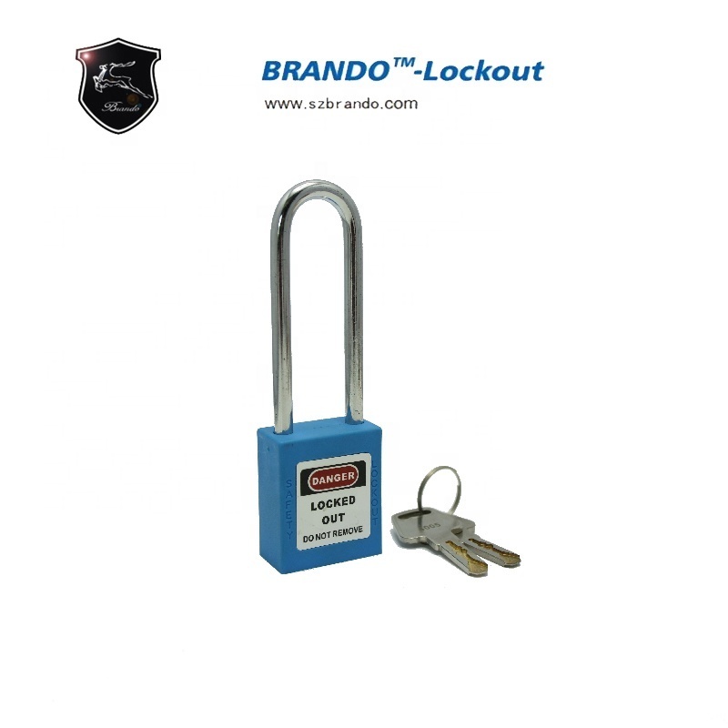 Brando 76mm abs brady keyed alike safety lockout padlocks