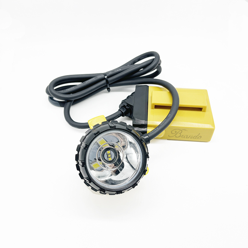 KL12LM cap lamp light ip68 waterproof grade 25000lux/348lum brightness explosion proof safety helmet miner cap lamp