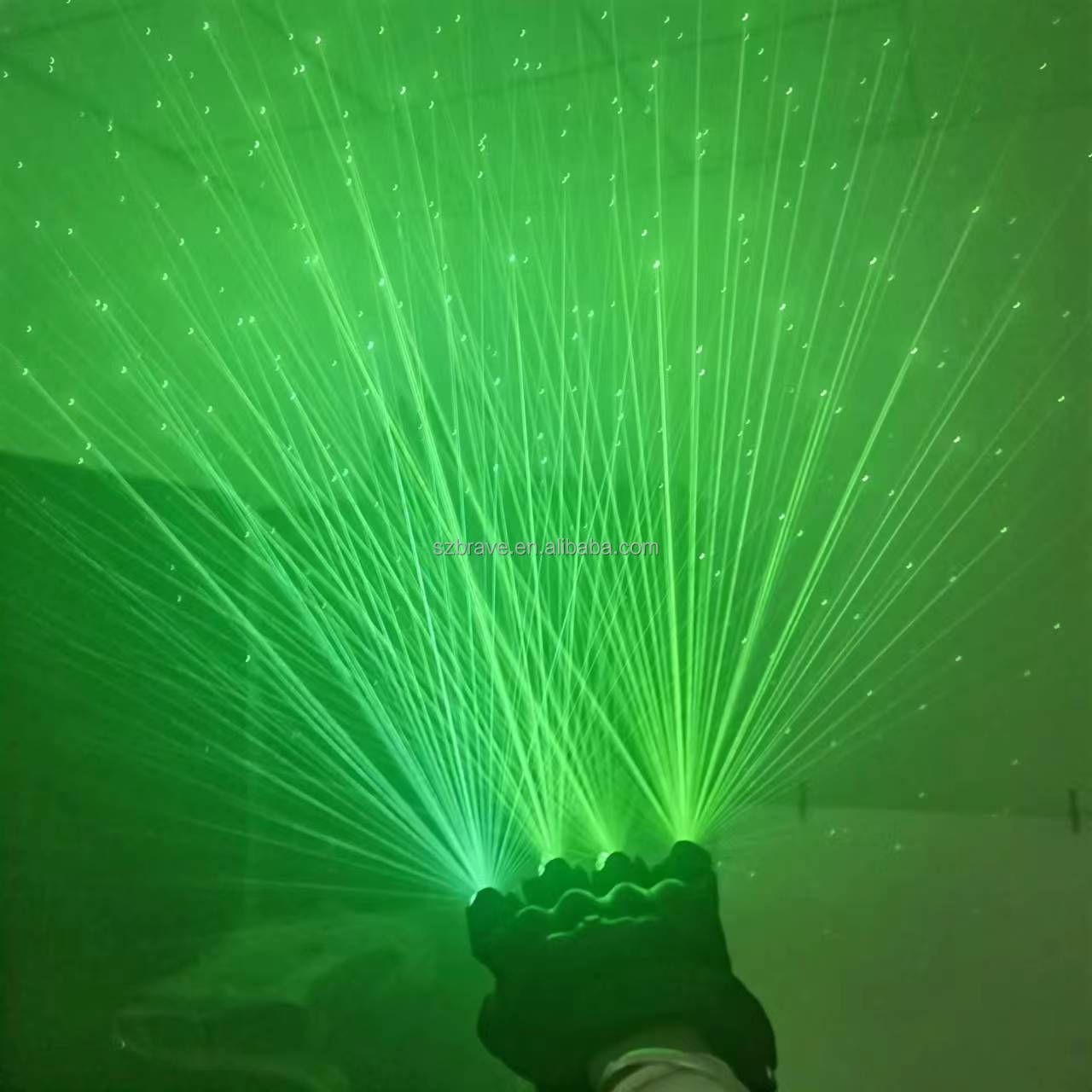 Wholesale Party Supplies Palm Light Dancing Led Glove Laser Stage Luminous gloves Green Light LED Laser gloves