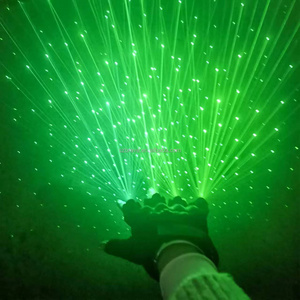 Wholesale Party Supplies Palm Light Dancing Led Glove Laser Stage Luminous gloves Green Light LED Laser gloves