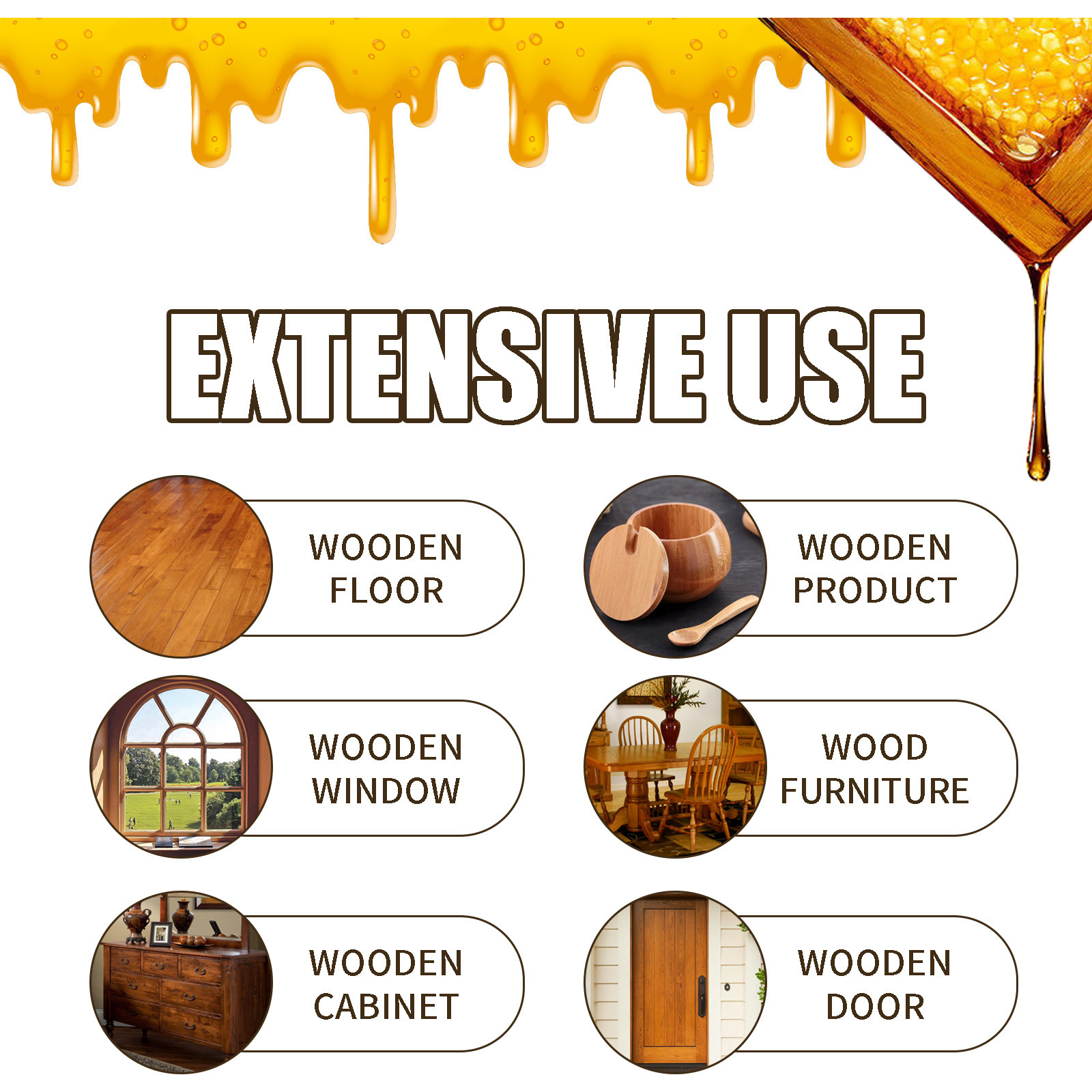 Natural Micro-Molecularized Beeswax Spray  Beeswax Spray Furniture Polish Molecularized Beeswax Spray (120 ml+sponge+cloth)