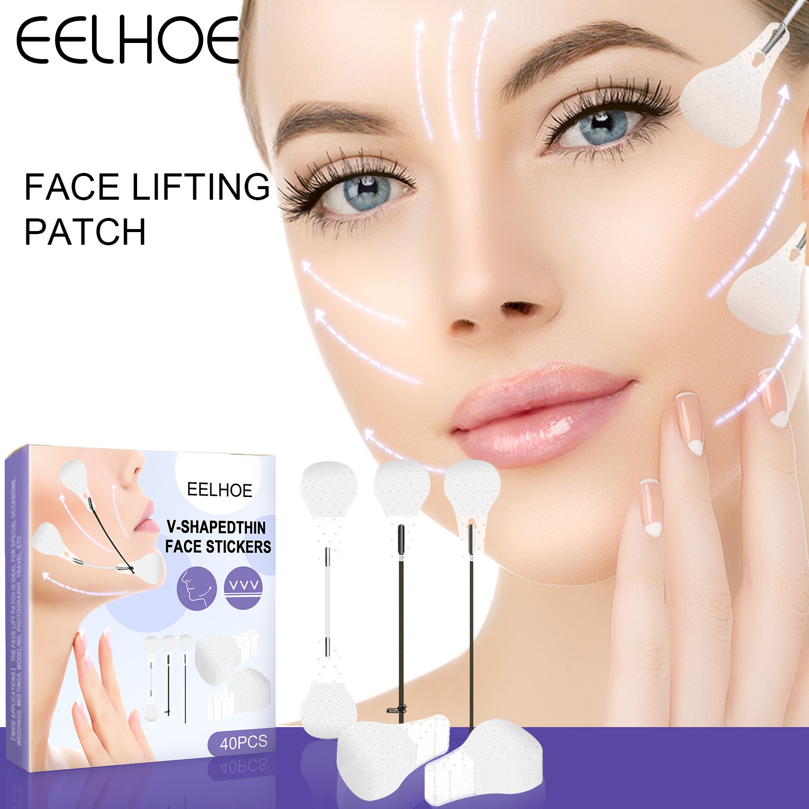 NEW Invisible Face Lifting Tapes Wrinkle Removal Sticker Double Chin Lift V Shape Refill Transparent Thin Face Patch Tools