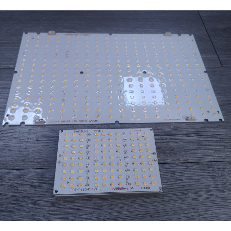 50w 108 leds Mini Quantum Panel with Samsung lm301h Diodes UV IR Full Spectrum LED Grow Light PCB Board